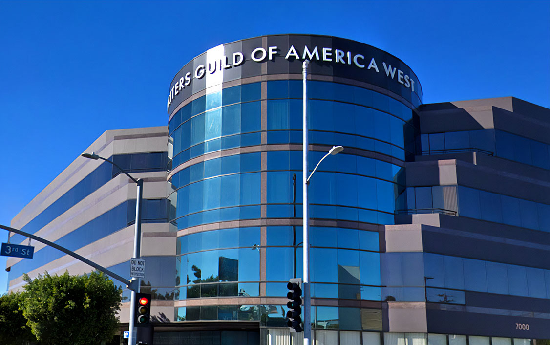 The Writers Guild of America West building at 7000 W 3rd St, Los Angeles