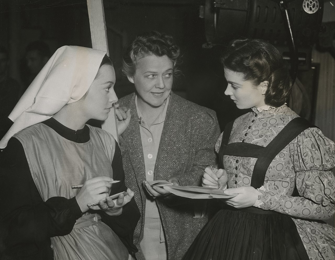 Actors and crew on the set of Gone with the Wind, 1939 — the production on which William Cameron Menzies' work led to the creation of the "production designer" title