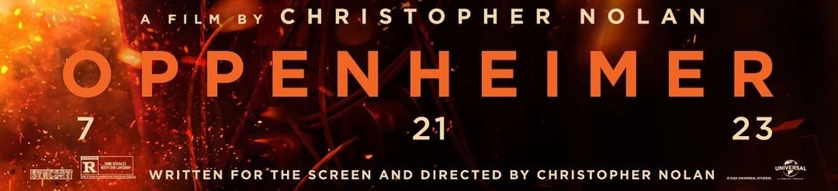 Billing block of the Oppenheimer (2023) movie poster